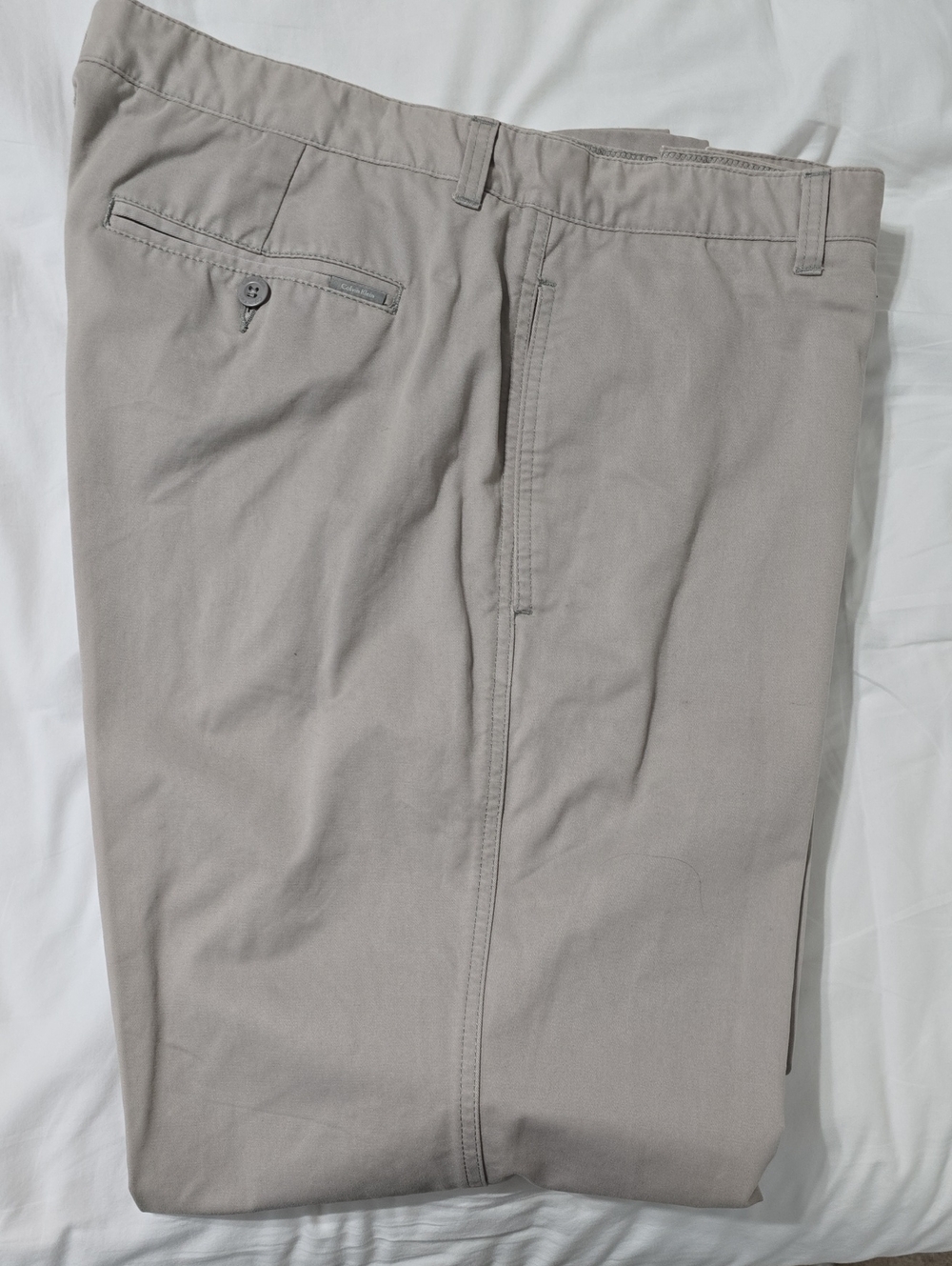 Calvin Klein Men's Khaki Chino Pants - Light Taupe
